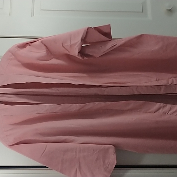 American Rhino Short Cotton Peach Robe Made in Kenya sz S - Picture 4 of 10